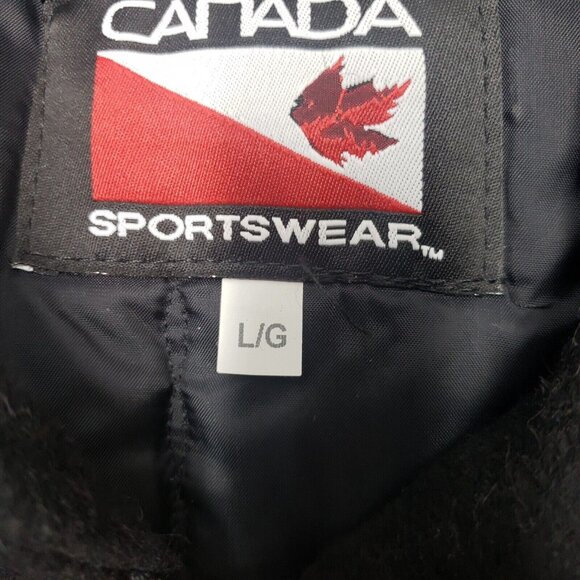 Men's Large Nascar Canadian Tire Series Jacket Fast Track Tour Snap Large - Picture 12 of 16